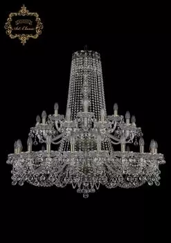 Подвесная хрустальная люстра 11.26 Art Classic 11.26.20+10+5.400.2d.Br