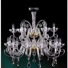 Люстра многоярусная 1333 1333/12+6/380/G Bohemi