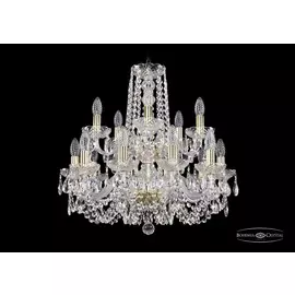 Подвесная хрустальная люстра 1402 Bohemia 1402/10+5/195/2d G