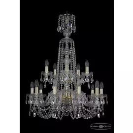 Подвесная хрустальная люстра 1402 Bohemia 1402/10+5/240/XL-90/2d G