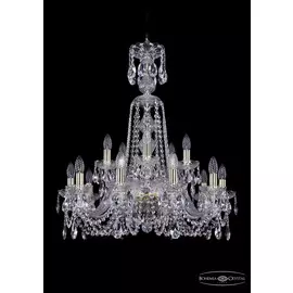 Подвесная хрустальная люстра 1402 Bohemia 1402/10+5/240/XL-77 G