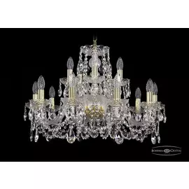 Подвесная хрустальная люстра 1402 Bohemia 1402/10+5/240 G