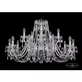Подвесная хрустальная люстра 1402 Bohemia 1402/10+5/360 Ni
