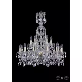 Подвесная хрустальная люстра 1402 Bohemia 1402/12+6/240/XL-77 G