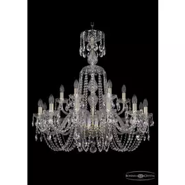 Подвесная хрустальная люстра 1402 Bohemia 1402/12+6/300/XL-90 G