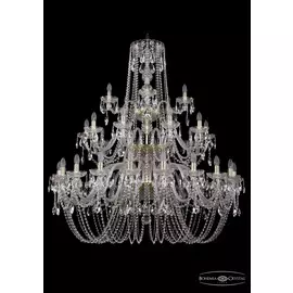 Подвесная хрустальная люстра 1402 Bohemia 1402/20+10+5/460/3d G