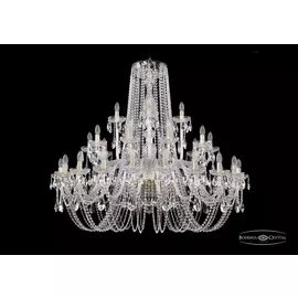 Подвесная хрустальная люстра 1402 Bohemia 1402/20+10+5/460 G