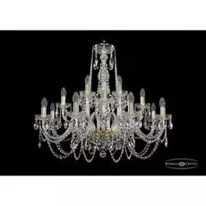 Люстра многоярусная 1402 1402/8+4+4/300/G Bohemi