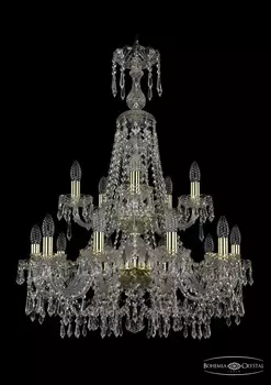 Подвесная хрустальная люстра 1403 Bohemia 1403/10+5/240/XL-92/2d G