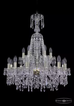 Подвесная хрустальная люстра 1403 Bohemia 1403/12+6/240/XL-80 G