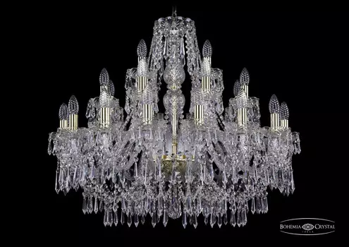 Подвесная хрустальная люстра 1403 Bohemia 1403/16+8+4/300 G