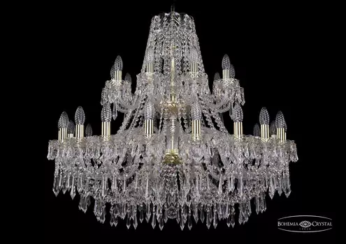 Подвесная хрустальная люстра 1403 Bohemia 1403/20+10/360/2d G