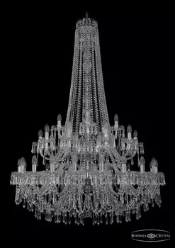 Подвесная хрустальная люстра 1403 Bohemia 1403/20+10+5/400/h-164/2d Ni