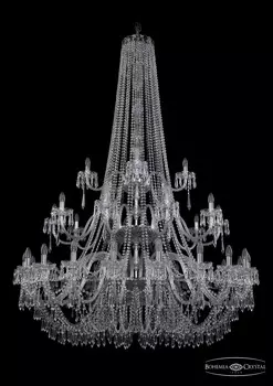 Подвесная хрустальная люстра 1403 Bohemia 1403/20+10+5/530/h-203/3d Ni