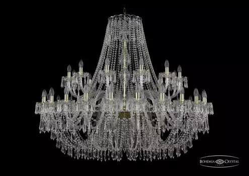 Подвесная хрустальная люстра 1403 Bohemia 1403/24+12/530 G