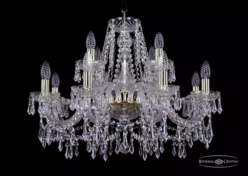 Подвесная хрустальная люстра 1403 Bohemia 1403/8+4/240 G