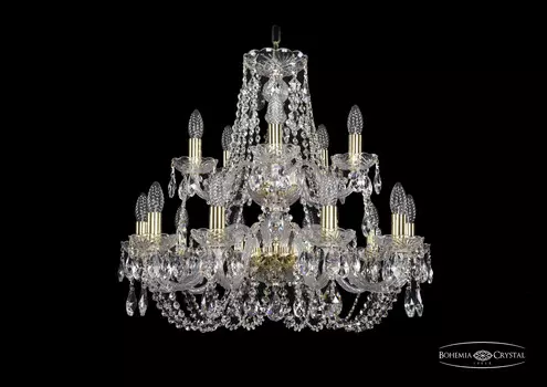 Подвесная хрустальная люстра 1406 Bohemia 1406/10+5/240/2d G