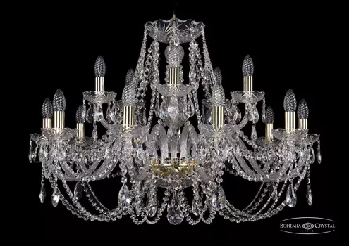 Подвесная хрустальная люстра 1406 Bohemia 1406/10+5/300 G