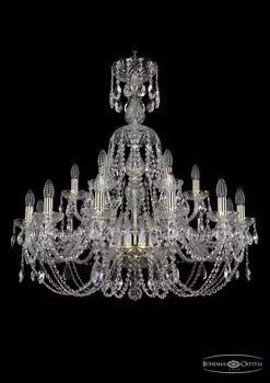 Подвесная хрустальная люстра 1406 Bohemia 1406/12+6/300/XL-90 G