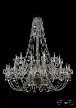 Подвесная хрустальная люстра 1406 Bohemia 1406/24+12/530/h-164 G