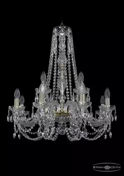 Подвесная хрустальная люстра 1406 Bohemia 1406/8+4/240/h-75 G