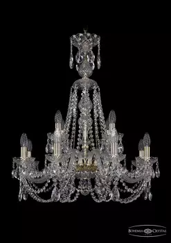 Подвесная хрустальная люстра 1406 Bohemia 1406/8+4/240/XL-78 G