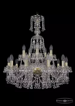 Подвесная хрустальная люстра 1409 Bohemia 1409/10+5/240/XL-77 G