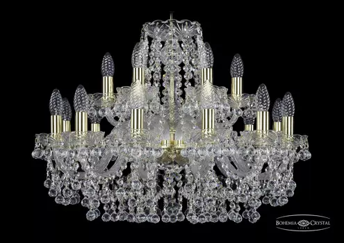 Подвесная хрустальная люстра 1409 Bohemia 1409/12+6/240 G
