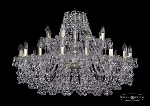 Подвесная хрустальная люстра 1409 Bohemia 1409/16+8/360 G