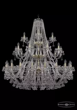 Подвесная хрустальная люстра 1409 Bohemia 1409/20+10+5/460/3d G