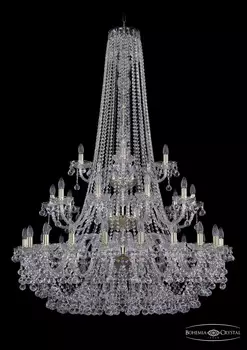 Подвесная хрустальная люстра 1409 Bohemia 1409/20+10+5/400/h-160/3d G