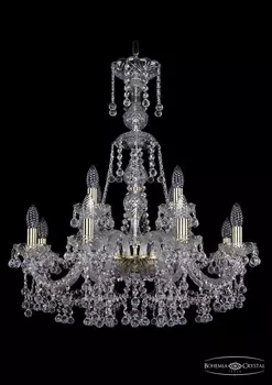 Подвесная хрустальная люстра 1409 Bohemia 1409/8+4/240/XL-76 G