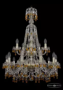 Подвесная хрустальная люстра 1410 Bohemia 1410/10+5/240/XL-91/2d G V10