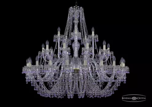 Подвесная хрустальная люстра 1410 Bohemia 1410/20+10+5/460 G V7010