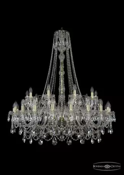 Подвесная хрустальная люстра 1411 Bohemia 1411/20+10/400/h-130 G