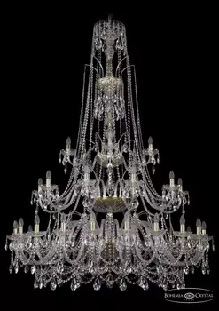 Подвесная хрустальная люстра 1411 Bohemia 1411/20+10+5/530/XL-202/3d G