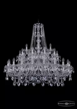 Подвесная хрустальная люстра 1411 Bohemia 1411/20+10+5/400/2d Ni
