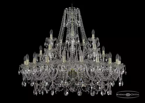 Подвесная хрустальная люстра 1411 Bohemia 1411/20+5+5/360 G
