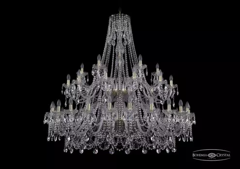 Подвесная хрустальная люстра 1411 Bohemia 1411/24+12+6/530/2d G