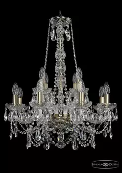 Подвесная хрустальная люстра 1411 Bohemia 1411/8+4/195/h-70 Pa