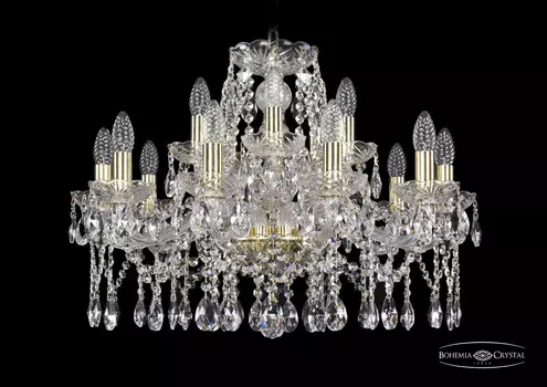 Подвесная хрустальная люстра 1413 Bohemia 1413/10+5/220 G