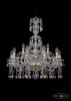 Подвесная хрустальная люстра 1413 Bohemia 1413/10+5/220/XL-74 G