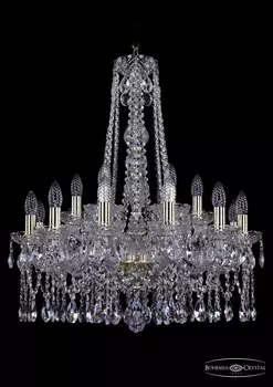 Подвесная хрустальная люстра 1413 Bohemia 1413/12+6/220/h-73 G