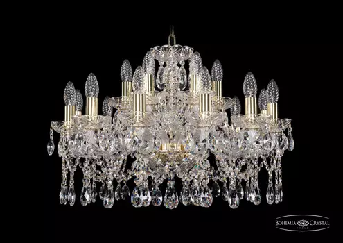 Подвесная хрустальная люстра 1413 Bohemia 1413/12+6/220 G