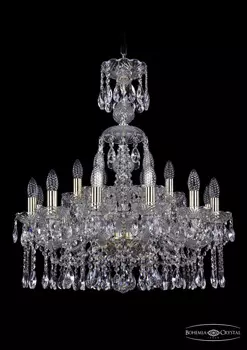 Подвесная хрустальная люстра 1413 Bohemia 1413/12+6/220/XL-74 G