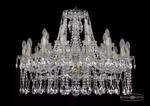 Подвесная хрустальная люстра 1413 Bohemia 1413/16+8/300 Pa