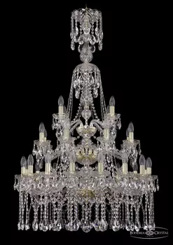 Подвесная хрустальная люстра 1413 Bohemia 1413/16+8+4/300/XL-134/3d G