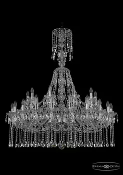Подвесная хрустальная люстра 1413 Bohemia 1413/20+10/400/XL-130 Ni