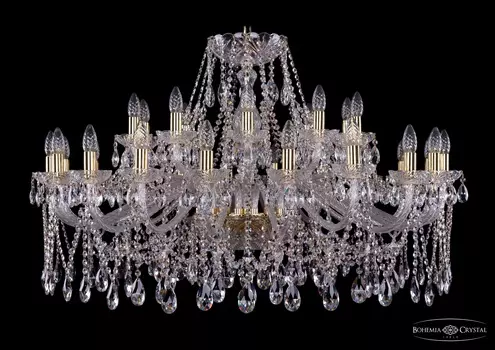 Подвесная хрустальная люстра 1413 Bohemia 1413/20+10/400 G