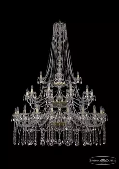 Подвесная хрустальная люстра 1413 Bohemia 1413/20+10+5/530/h-201/3d G